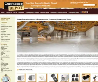 Crawlspacedepot.com(Crawlspace depot) Screenshot