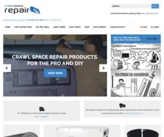 Crawlspacerepair.com(Crawl Space Encapsulation Supplies) Screenshot