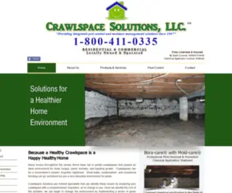 Crawlspacesolutionsnj.com(Crawlspace Solutions for Mold) Screenshot