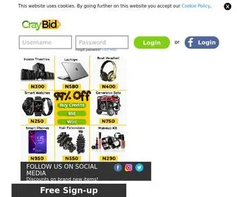 Craybid.com(NO1 BIDDING SITE IN NIGERIA) Screenshot