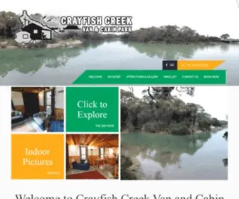 Crayfishcreekecoaccommodation.com.au(Cray Fish Creek) Screenshot