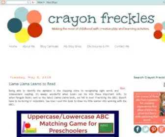 Crayonfreckles.com(Bot Verification) Screenshot