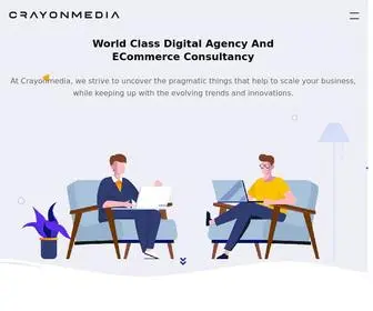 Crayonmedia.com(A Digital Agency) Screenshot