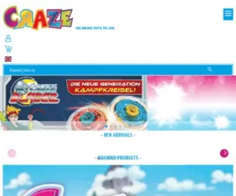 Craze.shop(CRAZE online Spielzeughändler. Spielzeug günstig online kaufen) Screenshot