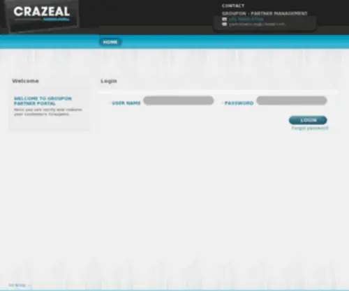 Crazeal-Partner.com(Partner Portal) Screenshot