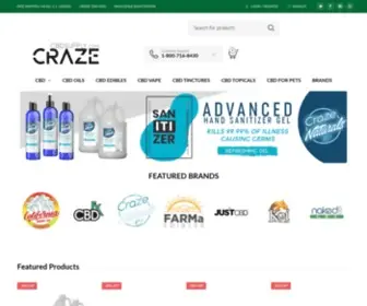 Crazecbdsupply.com(Craze CBD Supply) Screenshot