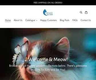 Crazy-4-Cats.com(Crazy 4 Cats) Screenshot