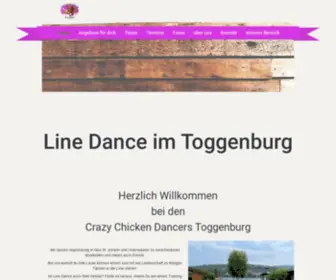 Crazy-Chicken-Toggenburg.ch(Linedance im Toggenburg) Screenshot