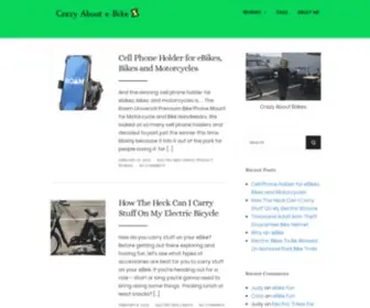 Crazyaboutebikes.com(Crazy About Ebikes) Screenshot