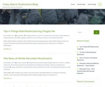 Crazyaboutmushrooms.com(Mushroom Hunting and More) Screenshot