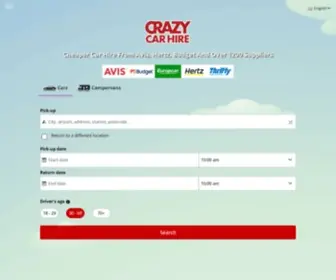 Crazycarhire.co.nz(Cheapest Car Hire) Screenshot