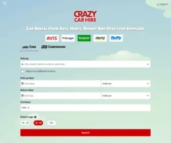 Crazycarhire.com(Cheap Car Rental) Screenshot