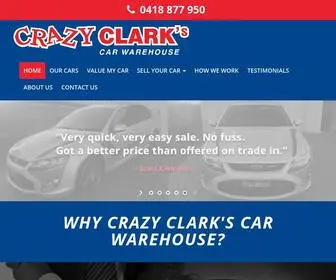 Crazyclarkscarwarehouse.com.au(Crazy Clark's Car Warehouse) Screenshot