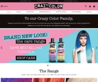 Crazycolor.co.uk(Crazy Color) Screenshot