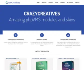 Crazycreatives.com(Web Development) Screenshot