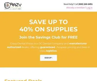 Crazydentalprices.com(Crazy Dental Price Club) Screenshot