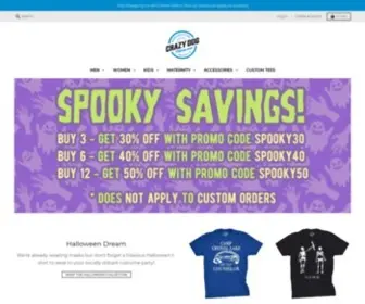 Crazydogtshirts.com(Crazy Dog T) Screenshot