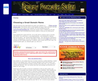 CrazyDomainsales.com(安全加密检测) Screenshot