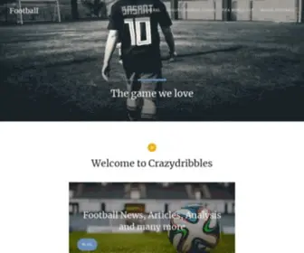 Crazydribbles.com(The game we love) Screenshot