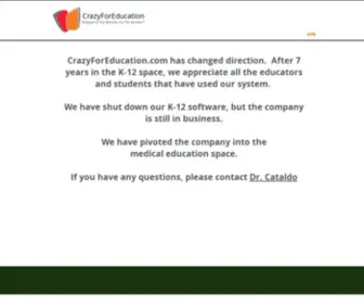 Crazyforeducation.com(Flip Teaching) Screenshot