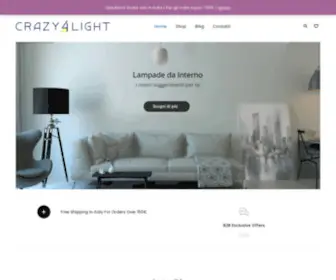 Crazyforlight.it(Lampade di Design & Consulenza Illuminotecnica) Screenshot