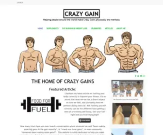 Crazygain.com(Crazy Gain Fitness) Screenshot