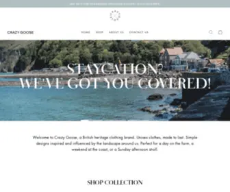 Crazygoose.co.uk(CRAZYGOOSECLOTHING) Screenshot