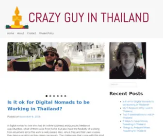 Crazyguyinthailand.com(Crazy Guy in Thailand) Screenshot