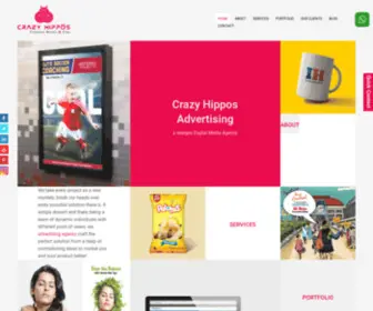 Crazyhippos.in(Advertising & Digital Marketing Agency in Chennai) Screenshot