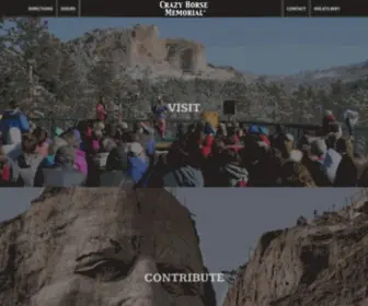 Crazyhorsememorial.org(Crazy Horse) Screenshot