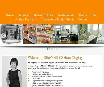 Crazyhouse.ca(Style, consult, renovate and decorate your home or stage your house for sale) Screenshot