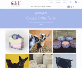 Crazylittlefarm.org(Soaps, Candles, Goats) Screenshot