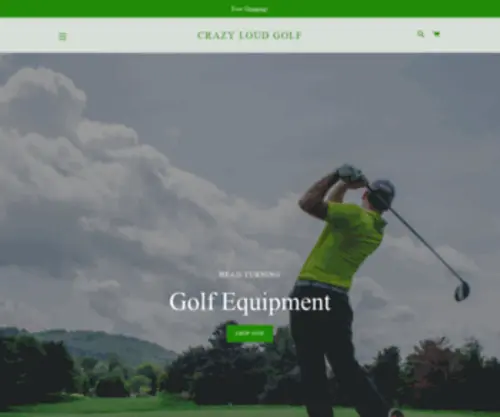 Crazyloudgolf.com(Crazy Loud Golf) Screenshot