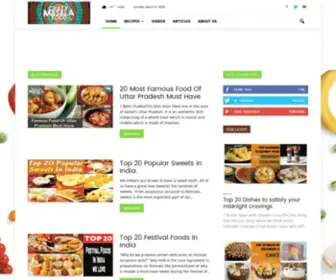 Crazymasalafood.com(Crazy Masala Food) Screenshot