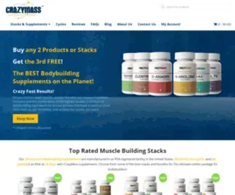 Crazymass.com(Buy Legal Steroid Alternatives) Screenshot