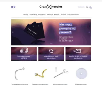 Crazyneedles.pl(Main page) Screenshot