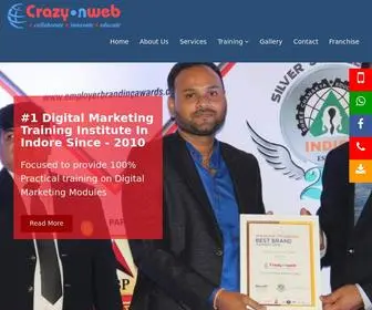 Crazyonweb.com(Digital marketing company indore) Screenshot