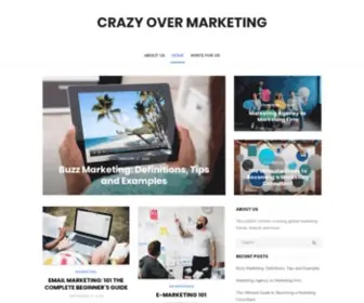 Crazyovermarketing.com(Crazy Over Marketing) Screenshot