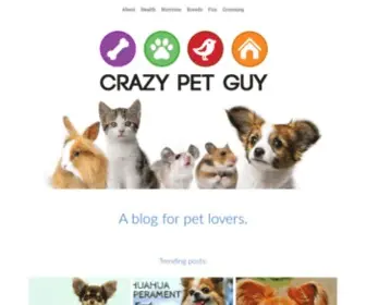 Crazypetguy.com(Crazypetguy) Screenshot