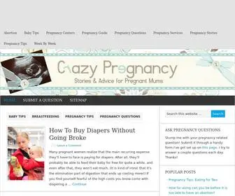 Crazypregnancy.com(Stories & Advice for Pregnant Mums) Screenshot