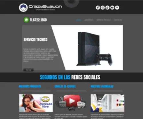 Crazystation.com.ar(Crazystation) Screenshot
