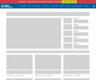 Crazystreamers.com(Unblock Streaming Platforms from Anywhere with CrazyStreamers) Screenshot