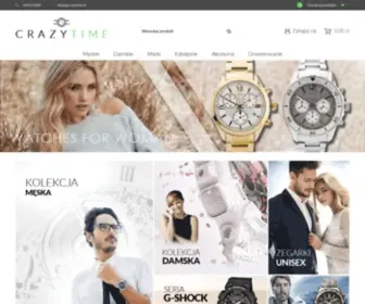 Crazytime.pl(Markowe zegarki w niskich cenach) Screenshot