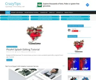 Crazytips.org(This site) Screenshot
