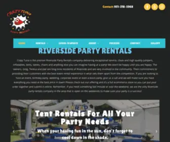 Crazytunapartyrentals.com(Crazy Tuna Party Rentals) Screenshot