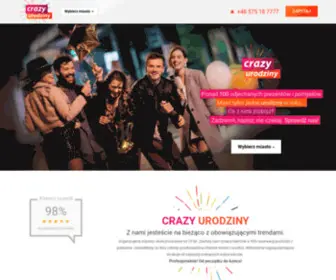 Crazyurodziny.pl(Pomysł na urodziny) Screenshot