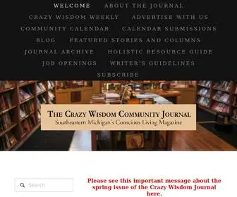 Crazywisdomjournal.com(Crazy Wisdom Community Journal) Screenshot