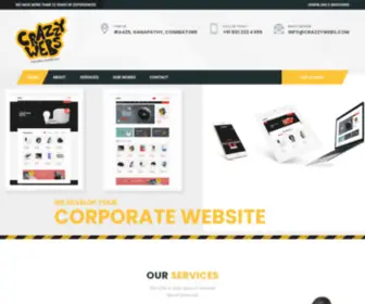 Crazzywebs.com(Web Designing In Coimbatore) Screenshot