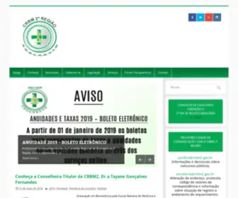 CRBM2.gov.br(Início) Screenshot