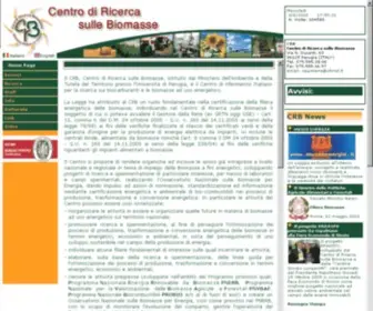 CRbnet.it(Centro di Ricerca sulle Biomasse) Screenshot